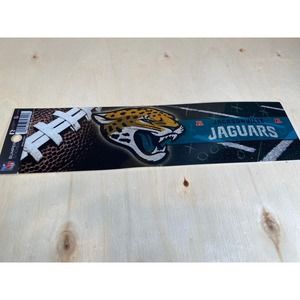 Jacksonville Jaguars Bumper‎ Sticker Football NFL Brand Glitter Design Licensed